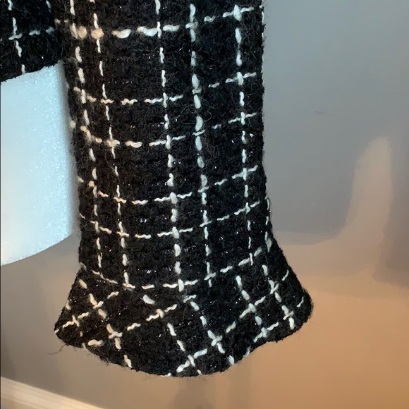 Judy Lee Cole Ruffled Checkered Blazer - Picture 2 of 7